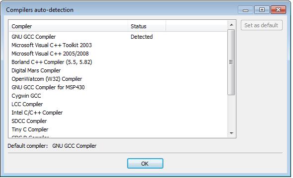 codeblocks gnu gcc compiler